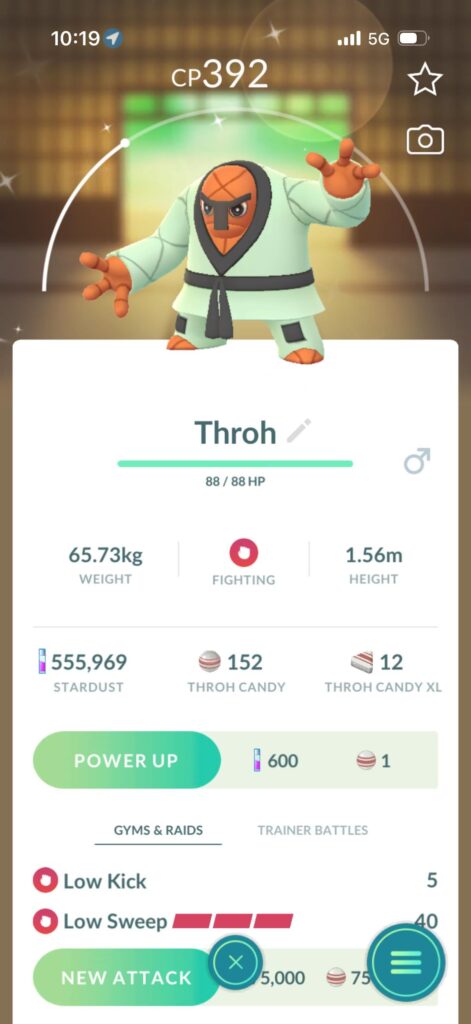 Shiny Throh? Don’t know if I should be exited haha
