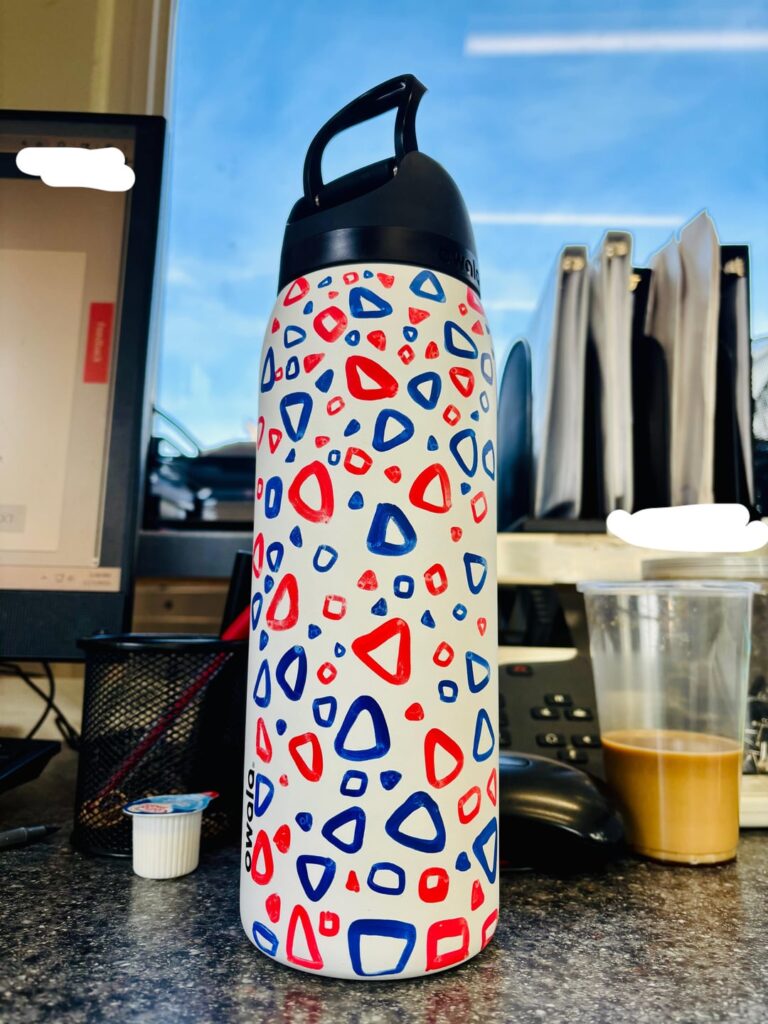 Decorated my new travel mug!