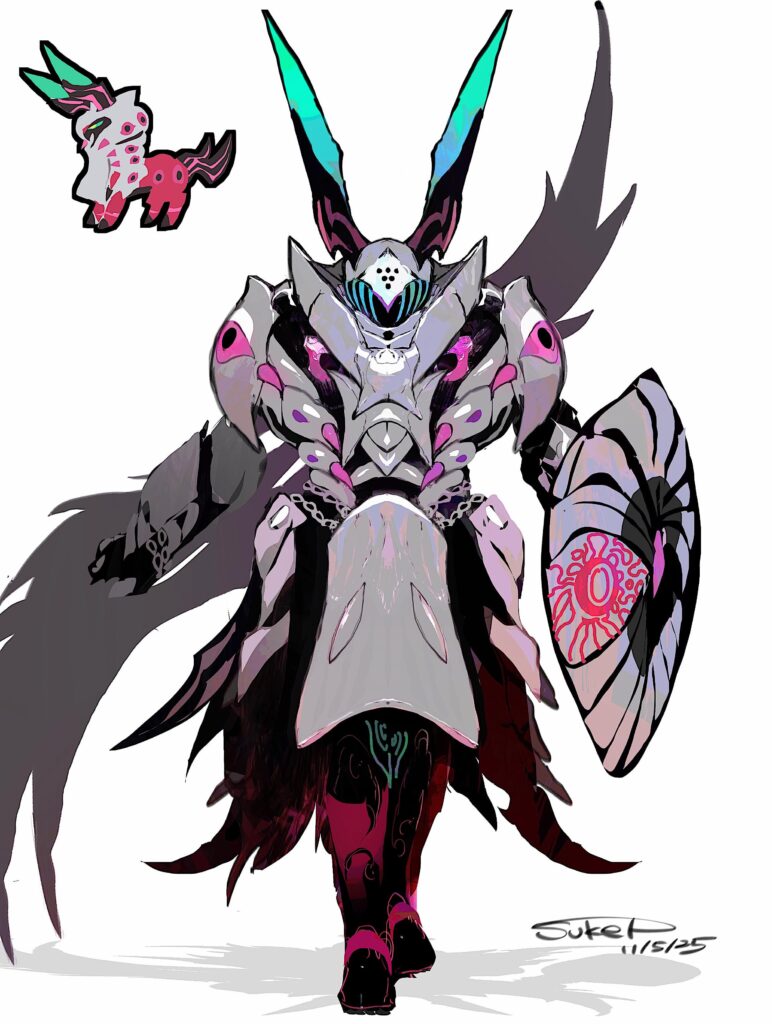 Mega Scolipede Knight! [OC]