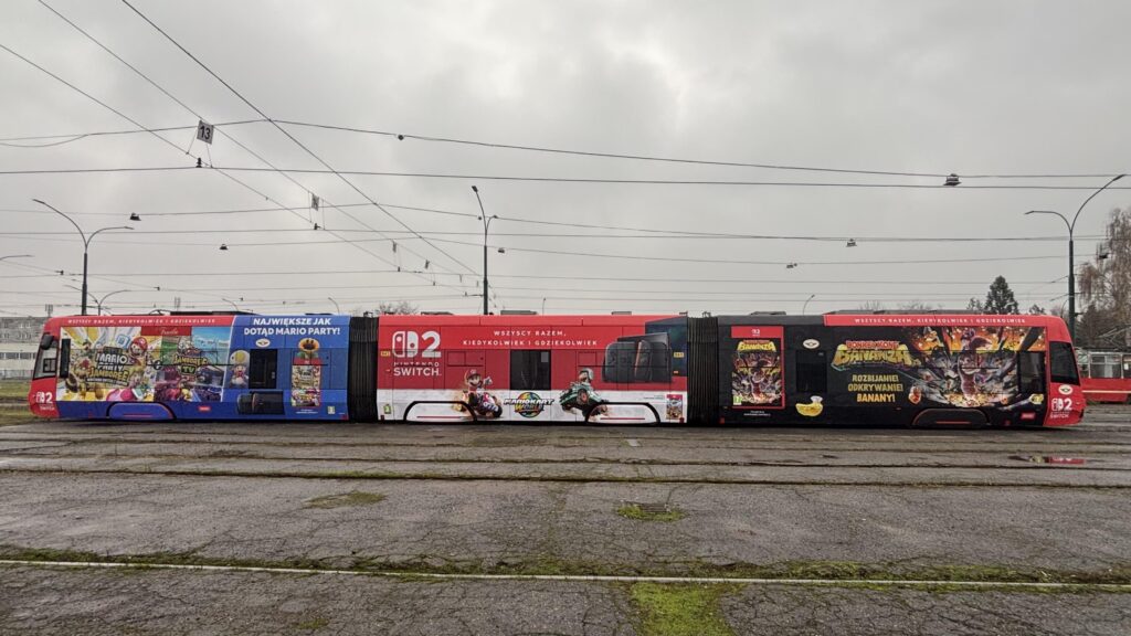 New Nintendo tram from Poland