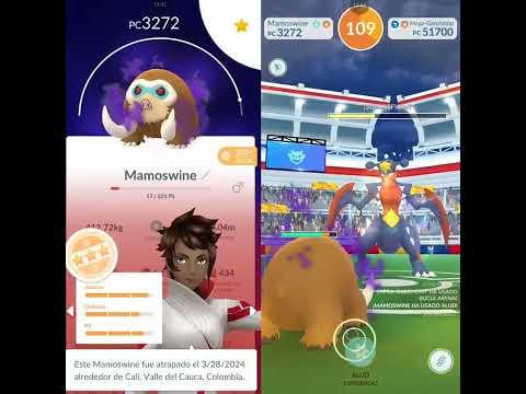Raid Solo Mega Garchomp/Mud Shot/Sand Tomb Vs Shadow Mamoswine LV:40(NWB, No🗡️)