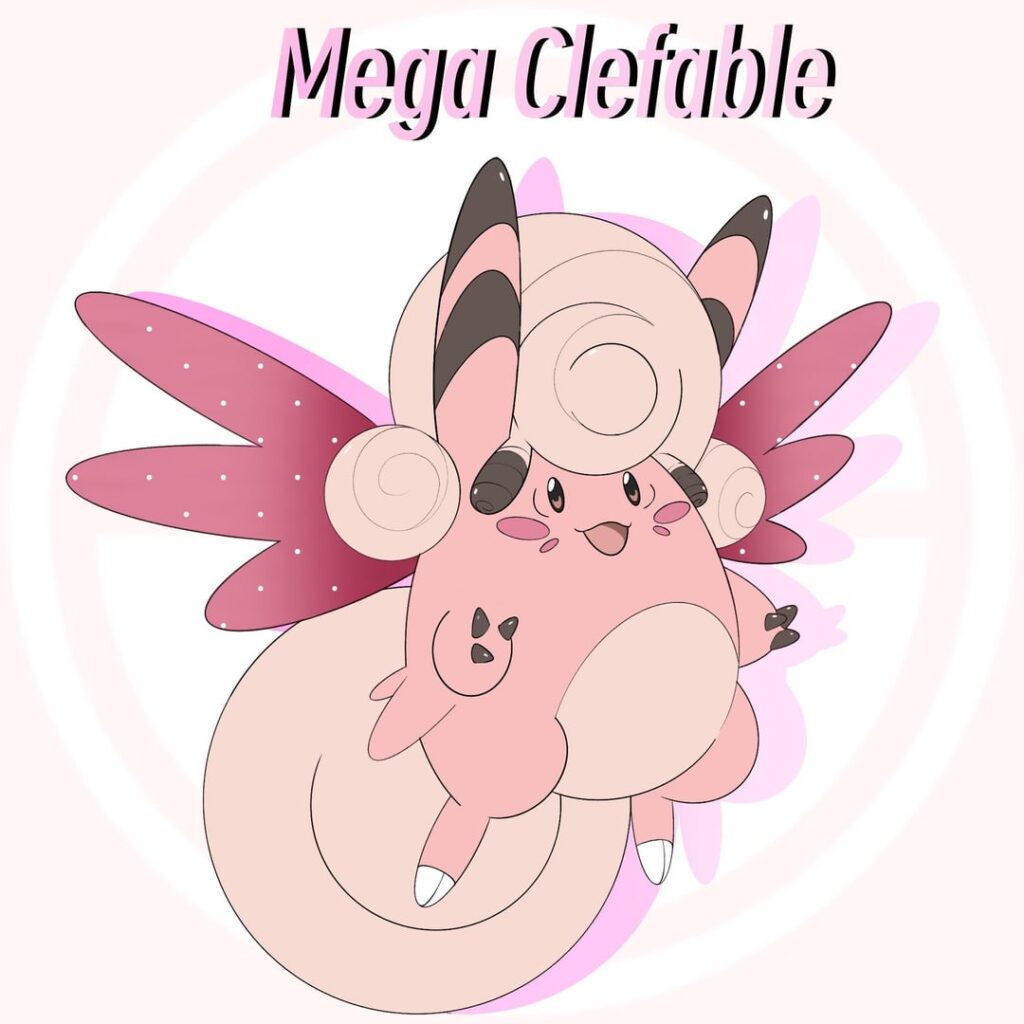 Mega Clefable and Mega Starmie Redesigns