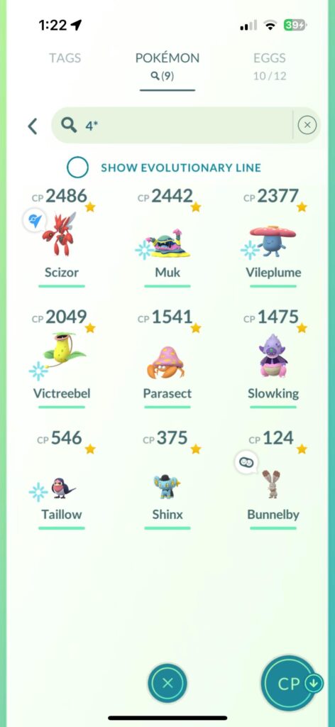 How many four stars do you have?