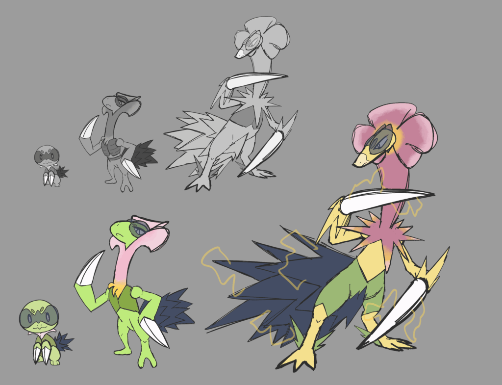 would you choose this as your starter? (grass -> grass/electric)