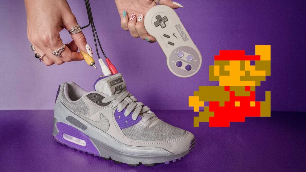 These AIR SNES Nike Sneakers Let You Play Classic Nintendo Games