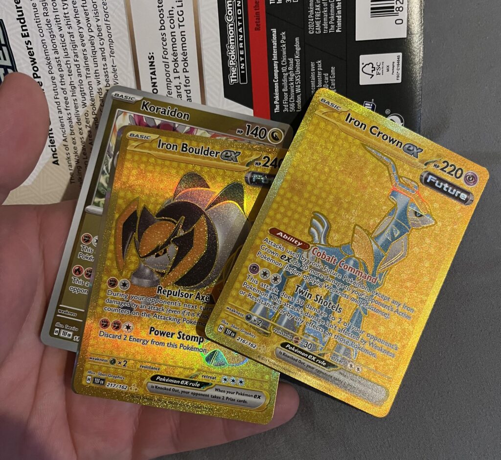 Pulled Two Gold Cards in One Pack