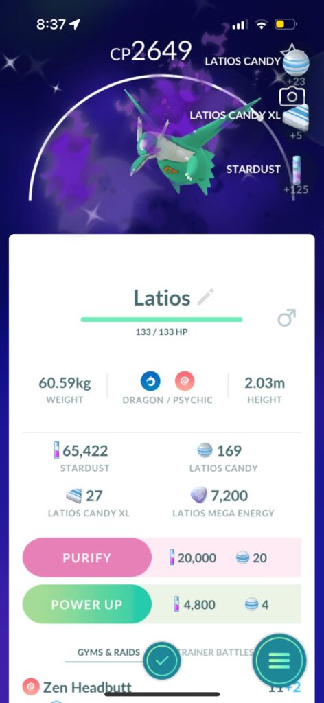 Shiny Shadow Latios confirmed.