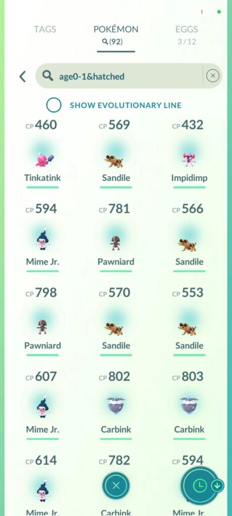 Did shiny Tinkatink also released this Global Wild Area?