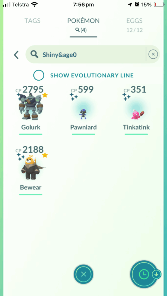 Shiny tinkatink still around
