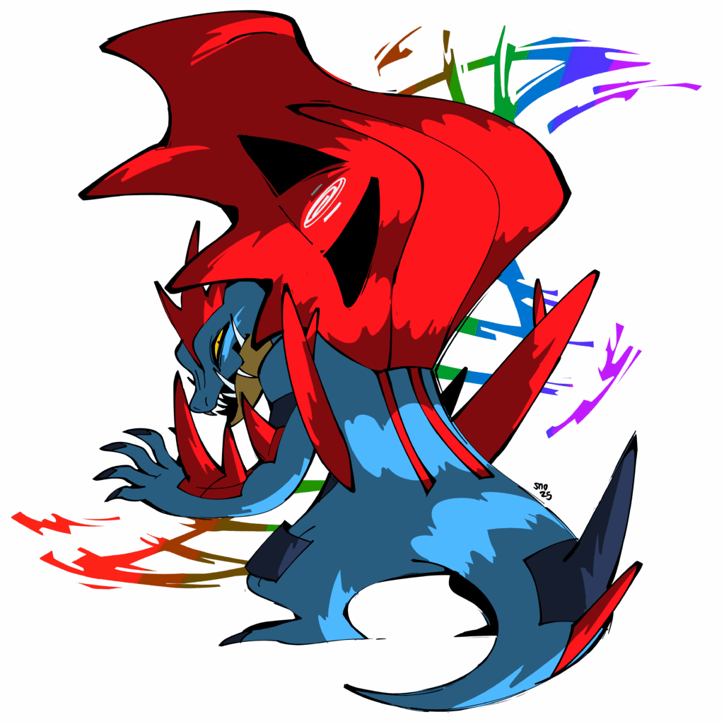 It's... Mega Feraligatr!! [OC] [ZA SPOILER]
