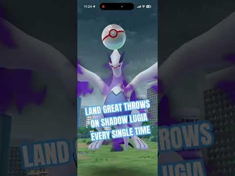 How to land great throws on shadow Lugia every time
