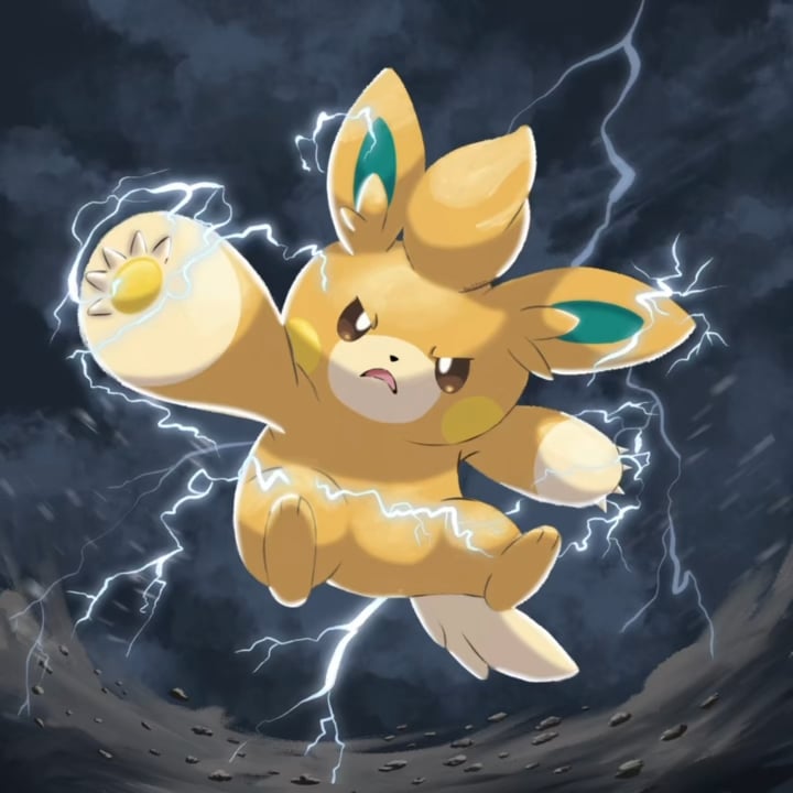 I drew Pawmo (パモット)!