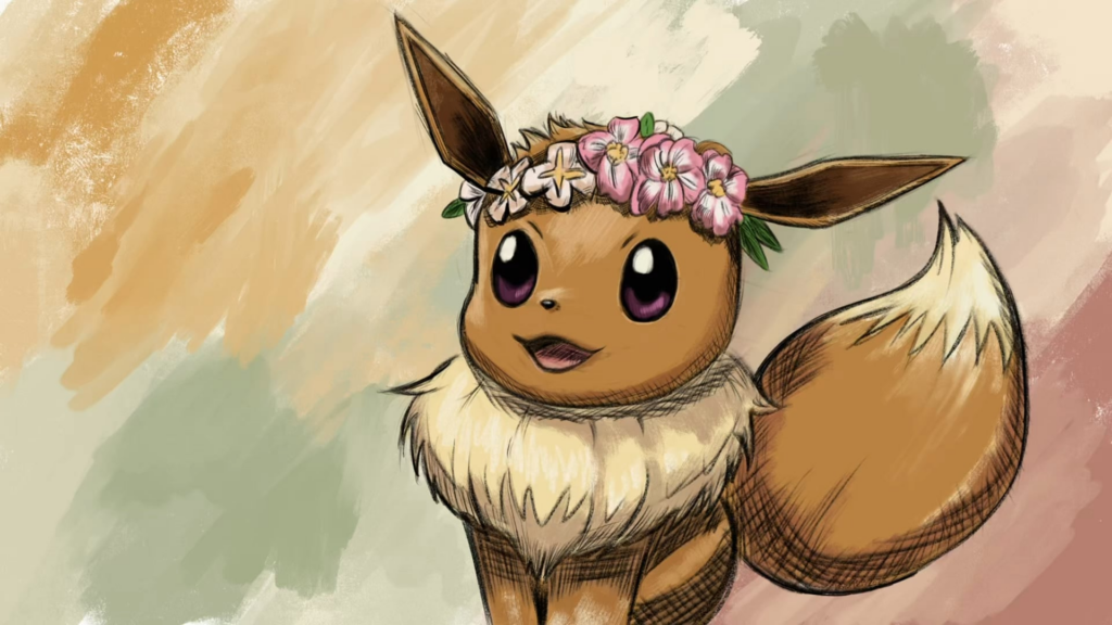 I drew Eevee (イーブイ)!
