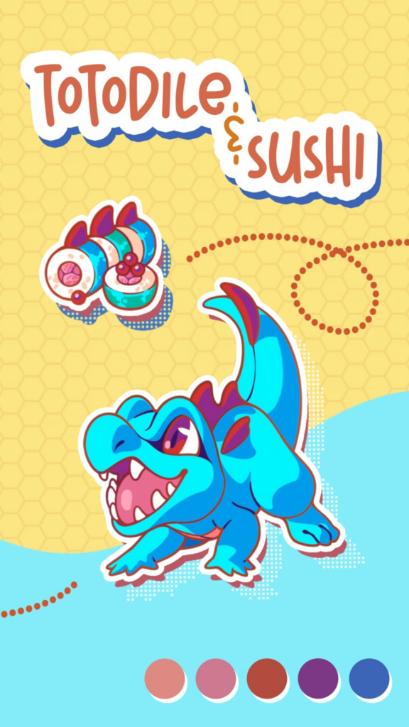 Food-themed Pokémon collection (short video) 🍡