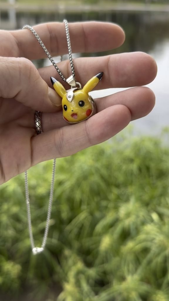 Pikachu Pendant out in the wild ✨😁