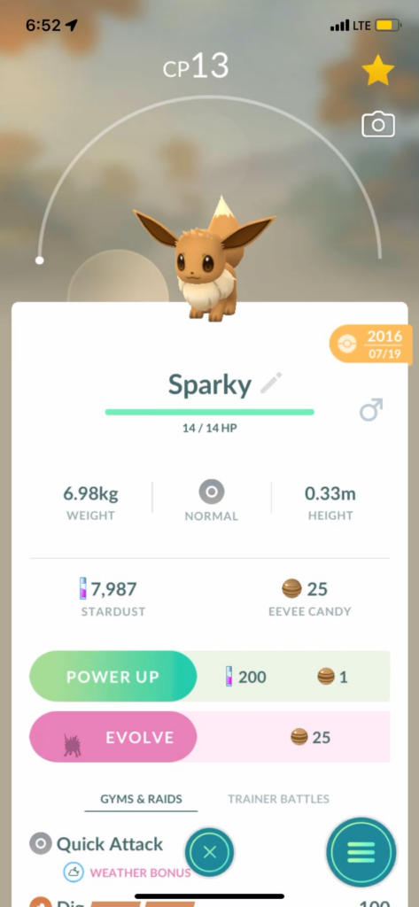 i have never done the name trick for an eevee!!1it keeps saying error