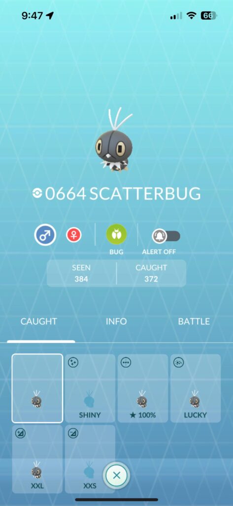What’s the deal with shiny scatterbug? Is it super rare outside events or just not available period?