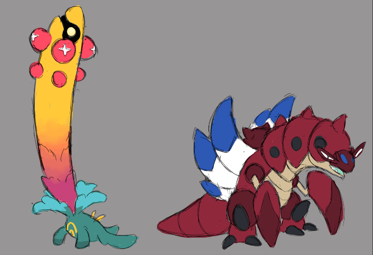 Did some Hoenn Fossil evolutions for fun,