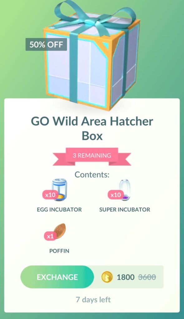 Go Wild Area Box Sales