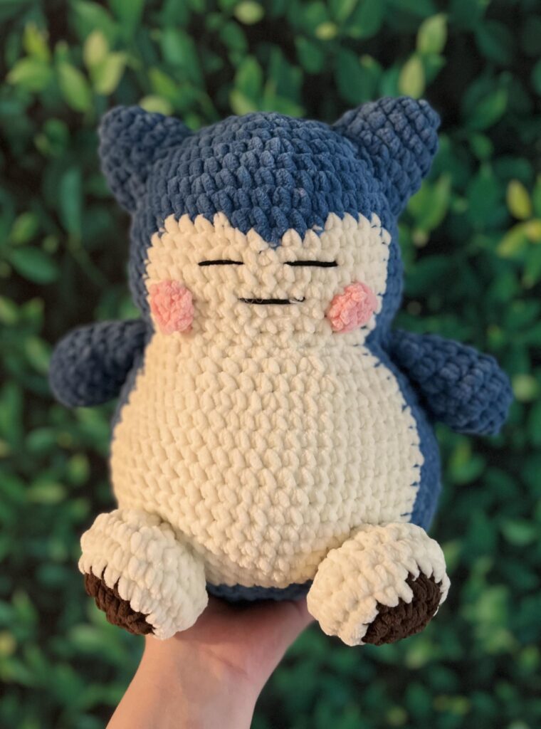 Sleepy Snorlax I crocheted