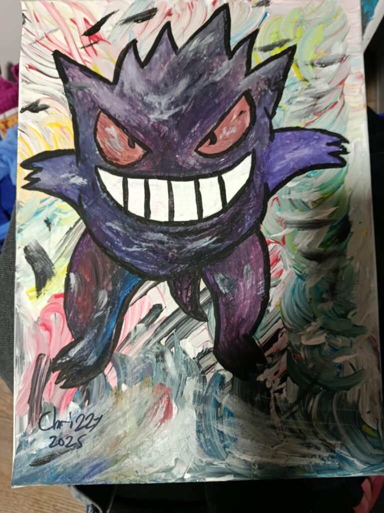 Gengar on canvas