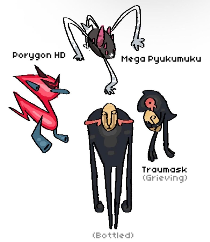 some of my fakemon,,,