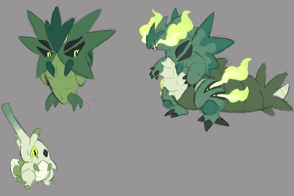 Full ReJohto Tyranitar line, the bugs