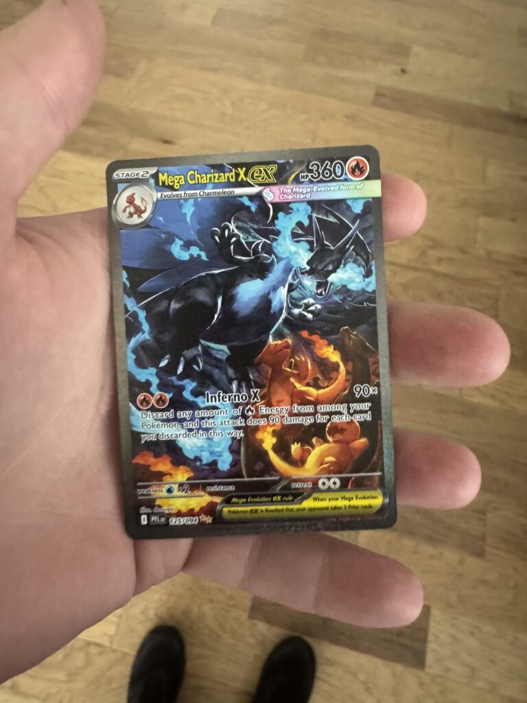My 7 year old got one pack of cards for his birthday and pulled this