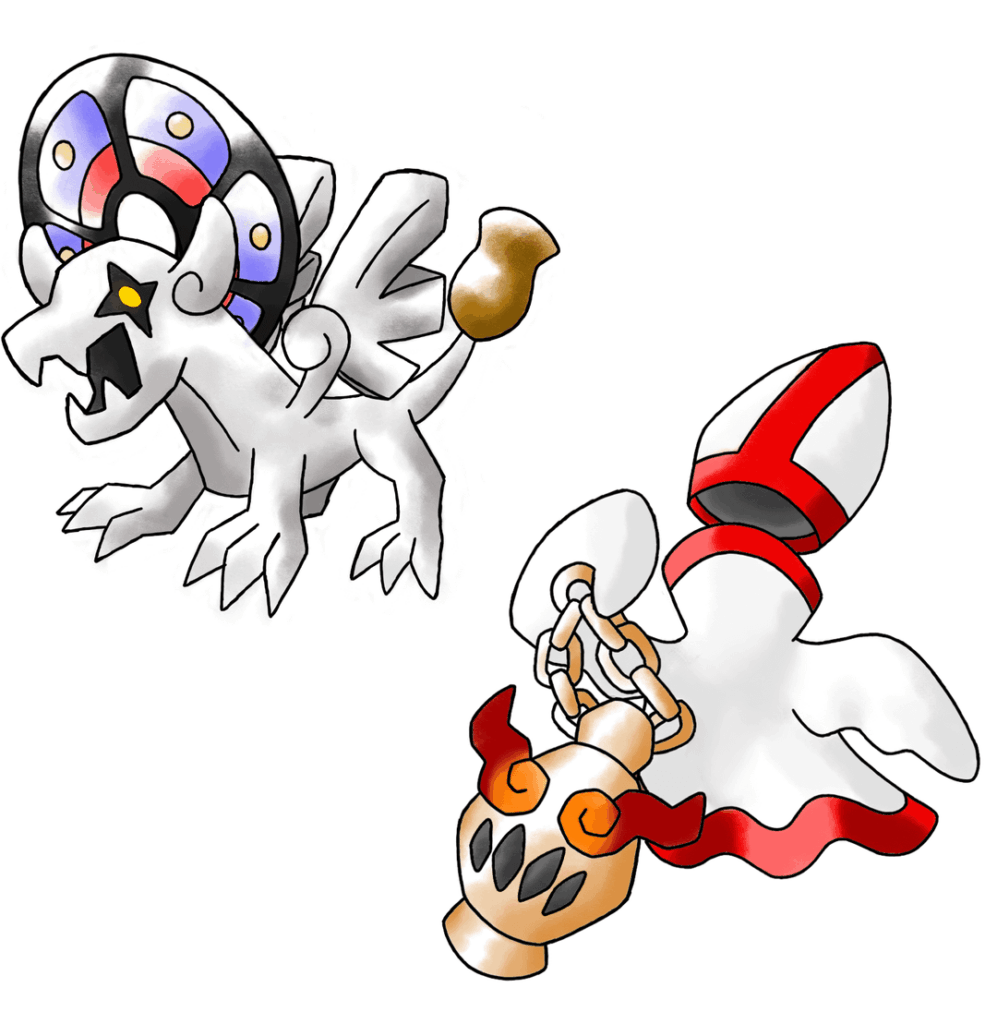 Spirits haunting abandoned cathedrals - Meet Vitrailith and Fantomeiro