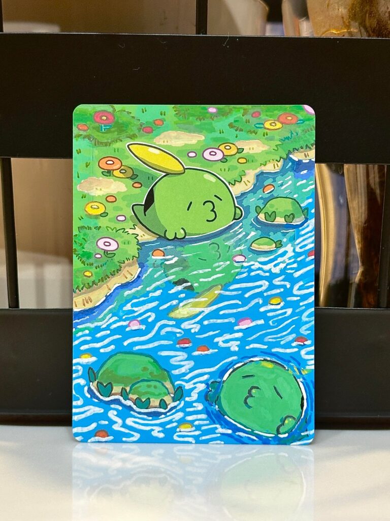 Painted on a Gulpin Card