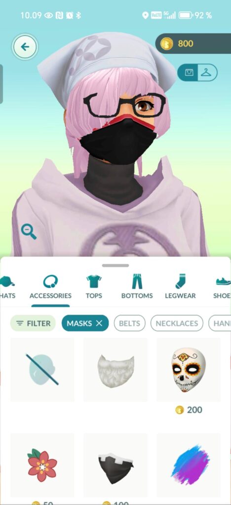 For some reason the new Morgrem Hair gets deformed by all masks.