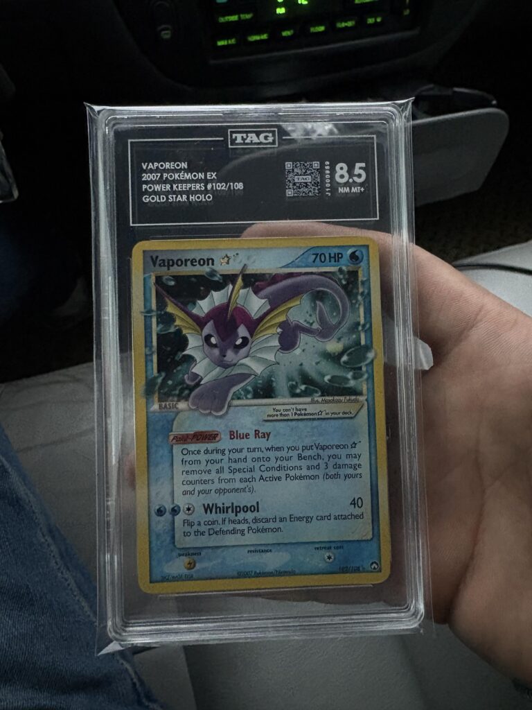 Vaporeon came back from TAG