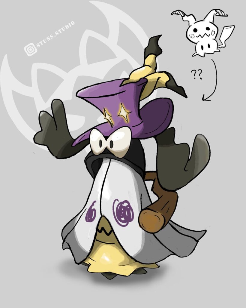 mimikyu’s new getup :3