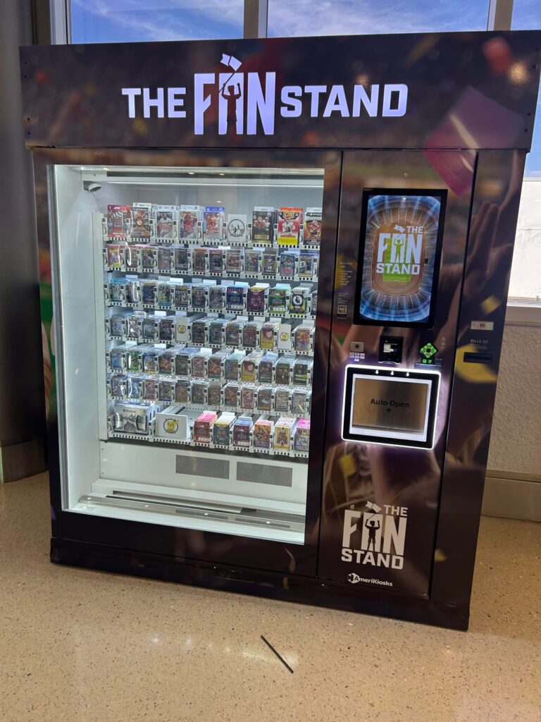 Miami airport fan stand