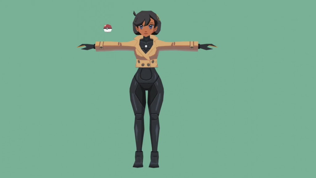 Low poly Emma from Pokemon Legends ZA!