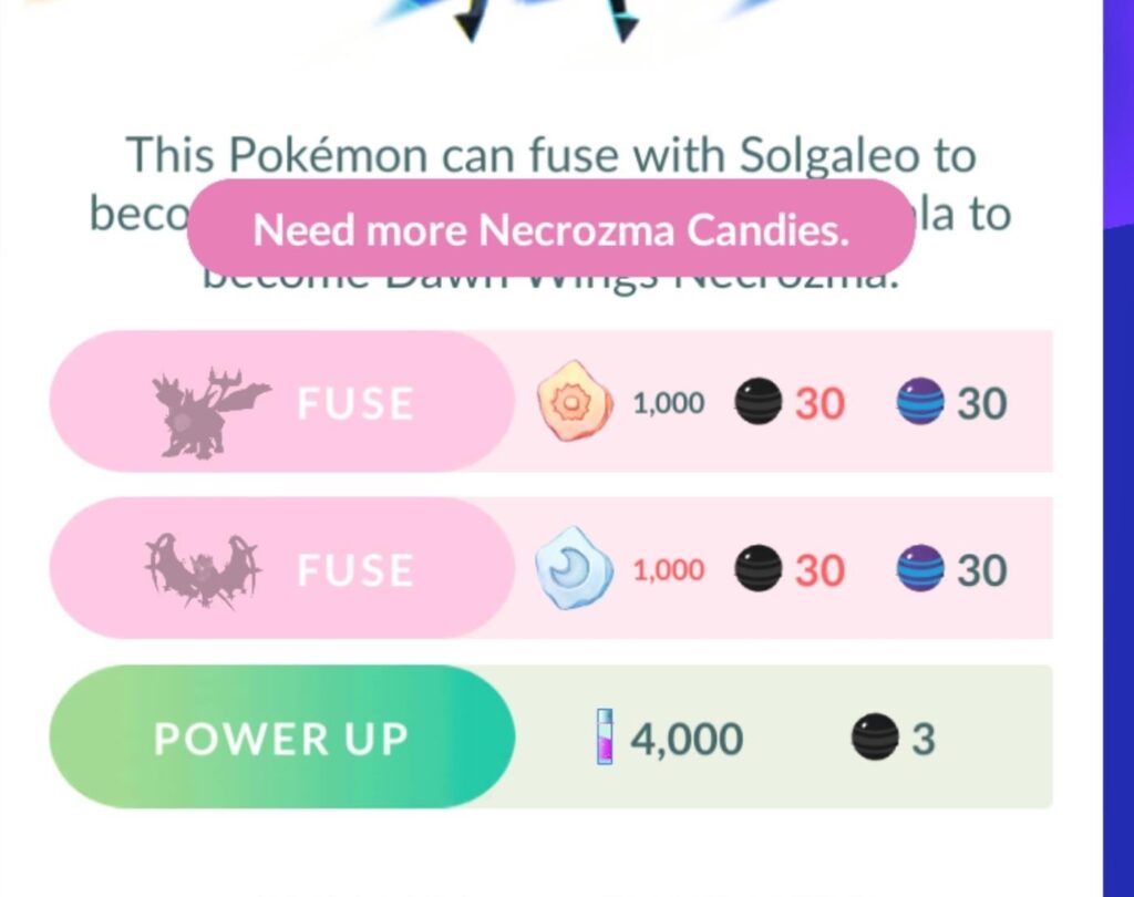 Is there not a way to use rare candy for a fusion? I can use it to power up