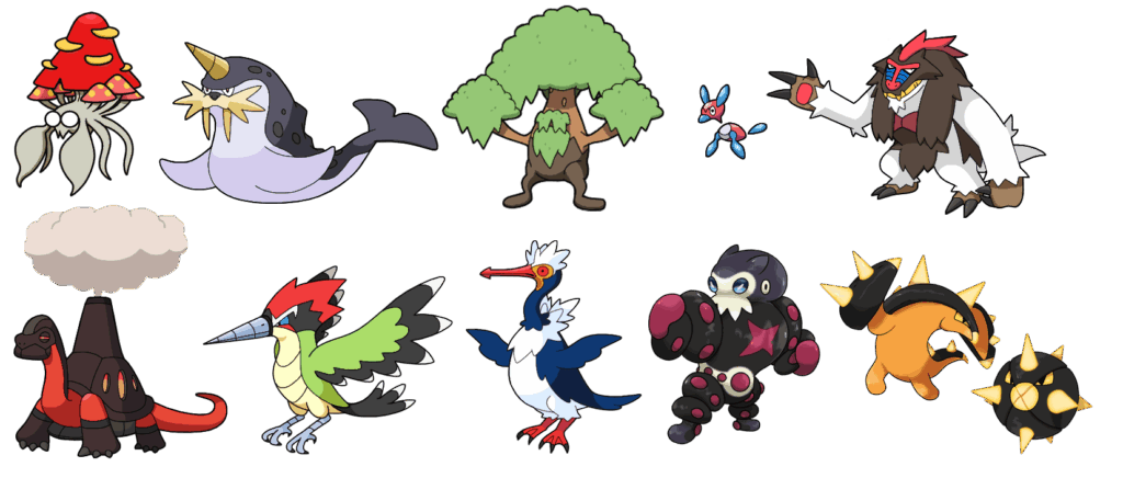 10 Cross-gen evolutions (including 1 regional evolution) for my western Washington region