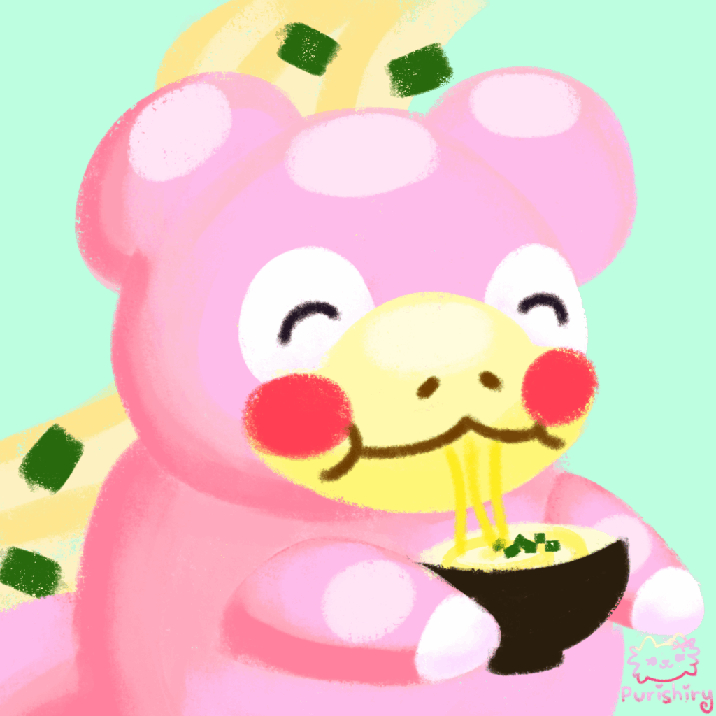Slowpoke fanart by me
