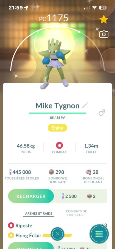 So happy !! Two 1g shiny today