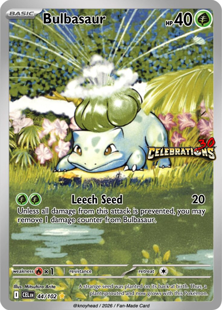 A Couple More 30th Anniversary Celebrations/Base Set Full Art Mock Ups