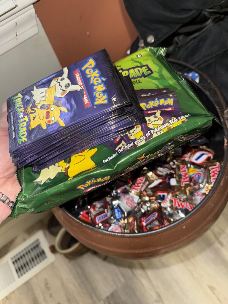 First year handing out packs!
