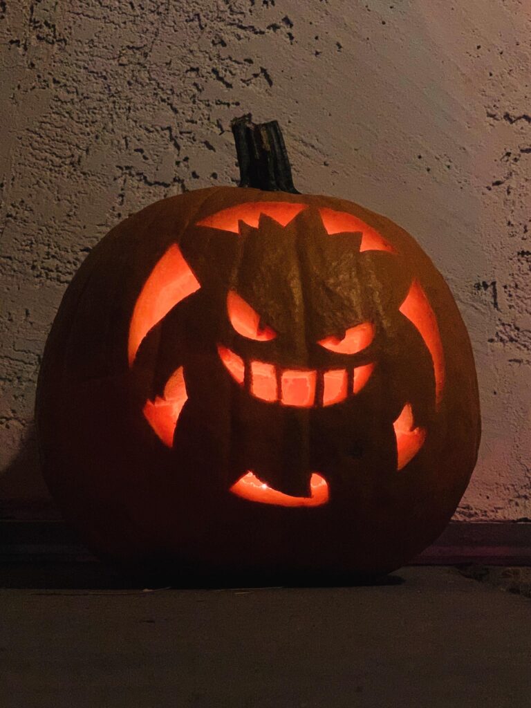 My Gengar Pumpkin this year