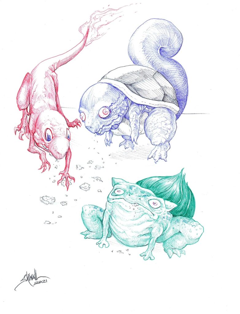 Bic pen pokemon (oc)