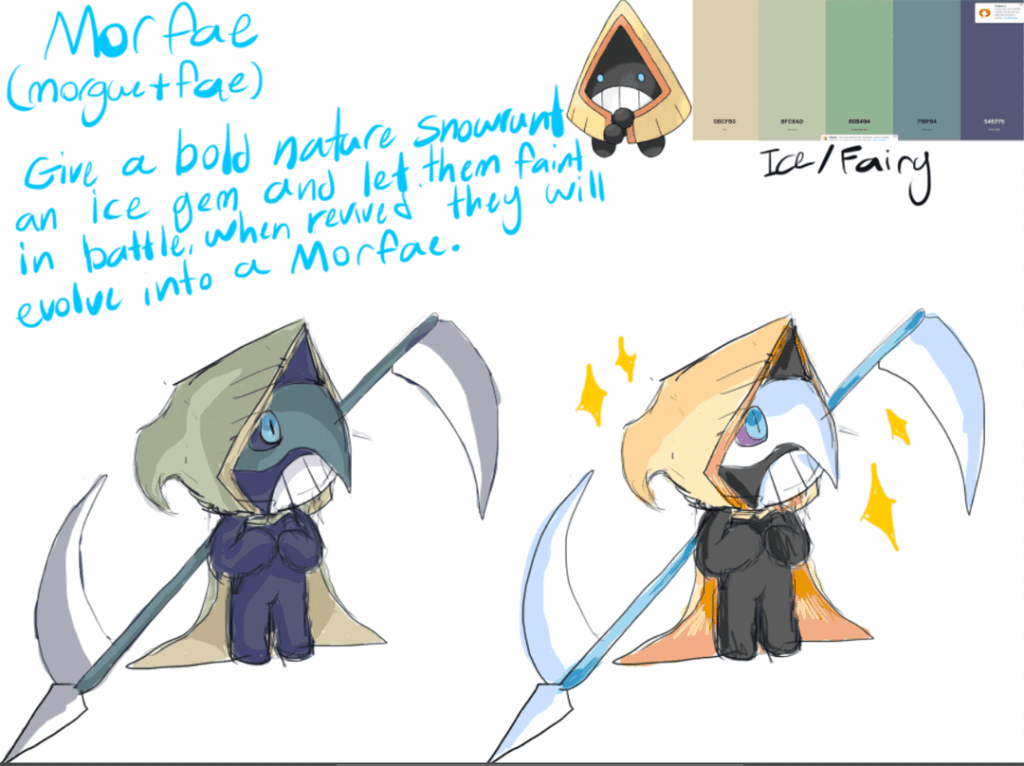 I made some fakemon forms