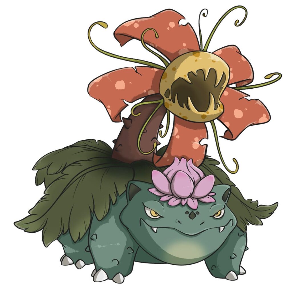 I made new mega evolutions for Venusaur and Blastoise