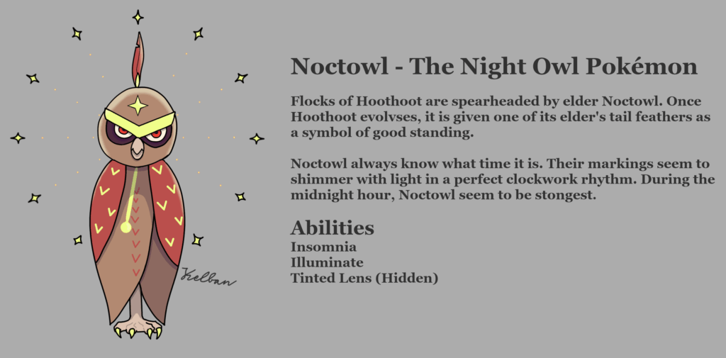[OC] Noctowl Redesign Concept - Entry for Subjectively's "The Worst" concest