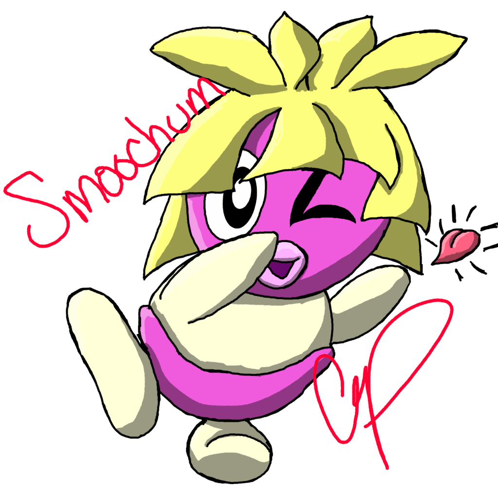 Today in the current project of all Gen 2 Pokemon
is Smoochum
