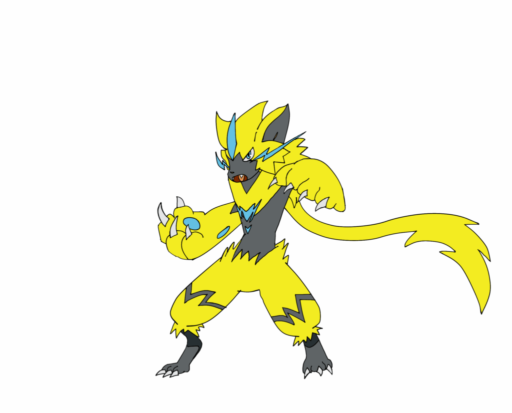 Zeraora Fanart by Me