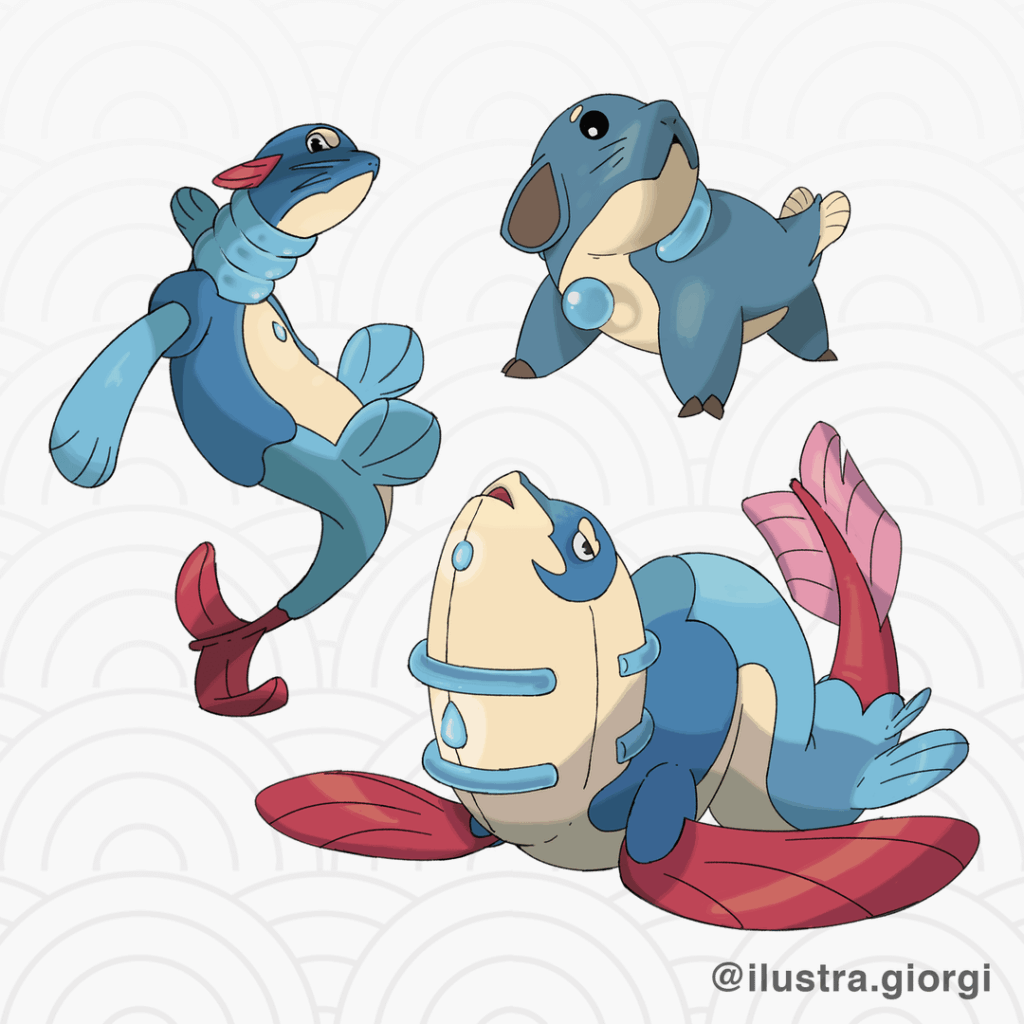 A water starter line I drew a while back