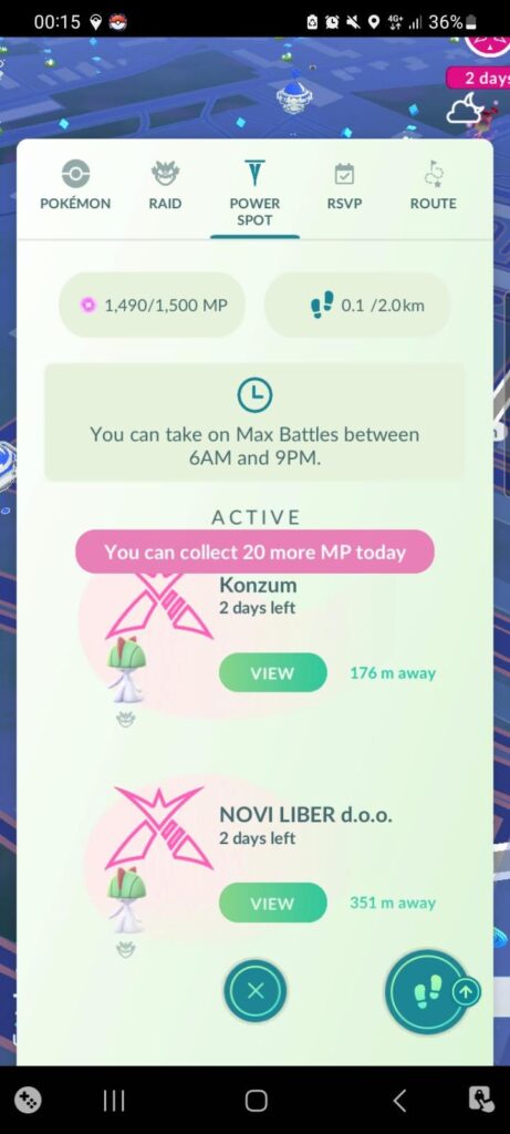 PSA: Exploration/Power Spot bomuses do not start at midnight